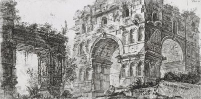 The Temple of Diana by Giovanni Battista Piranesi